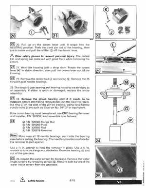 1998 Johnson Evinrude "EC" 125C, 130, 200, 225, 250 90 deg LV Service Manual, P/N 520212, Page 291