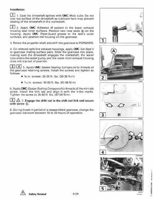 1998 Johnson Evinrude "EC" 125C, 130, 200, 225, 250 90 deg LV Service Manual, P/N 520212, Page 302