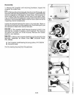 1998 Johnson Evinrude "EC" 125C, 130, 200, 225, 250 90 deg LV Service Manual, P/N 520212, Page 306