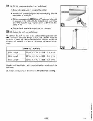1998 Johnson Evinrude "EC" 125C, 130, 200, 225, 250 90 deg LV Service Manual, P/N 520212, Page 320