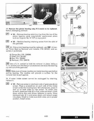 1998 Johnson Evinrude "EC" 125C, 130, 200, 225, 250 90 deg LV Service Manual, P/N 520212, Page 327
