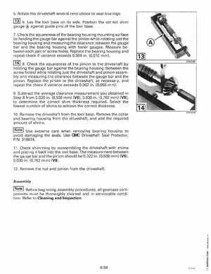 1998 Johnson Evinrude "EC" 125C, 130, 200, 225, 250 90 deg LV Service Manual, P/N 520212, Page 334