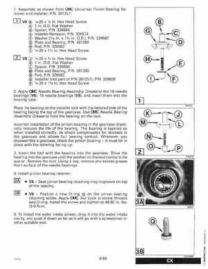 1998 Johnson Evinrude "EC" 125C, 130, 200, 225, 250 90 deg LV Service Manual, P/N 520212, Page 335