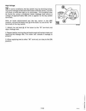 1998 Johnson Evinrude "EC" 125C, 130, 200, 225, 250 90 deg LV Service Manual, P/N 520212, Page 352