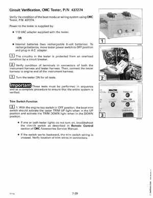 1998 Johnson Evinrude "EC" 125C, 130, 200, 225, 250 90 deg LV Service Manual, P/N 520212, Page 381