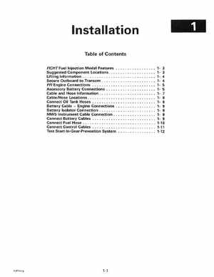 1998 Johnson Evinrude "EC" 150, 175 FFI Service Manual, P/N 520211, Page 5