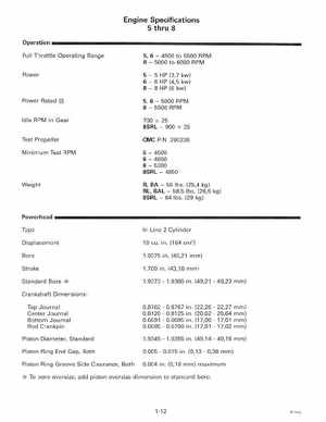1998 Johnson Evinrude "EC" 2 thru 8 Service Manual, P/N 520202, Page 18