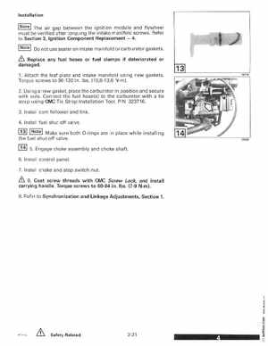 1998 Johnson Evinrude "EC" 2 thru 8 Service Manual, P/N 520202, Page 70