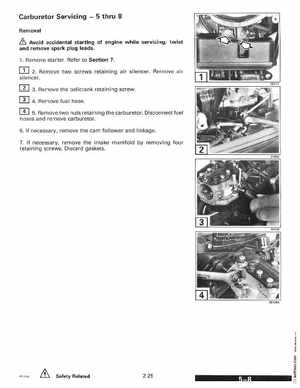1998 Johnson Evinrude "EC" 2 thru 8 Service Manual, P/N 520202, Page 74