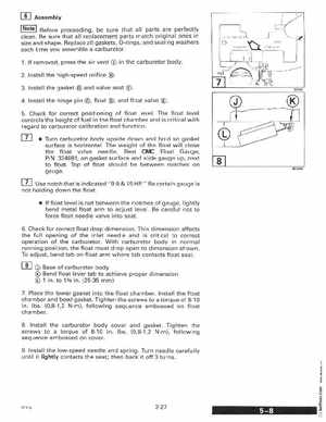1998 Johnson Evinrude "EC" 2 thru 8 Service Manual, P/N 520202, Page 76