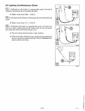 1998 Johnson Evinrude "EC" 2 thru 8 Service Manual, P/N 520202, Page 244
