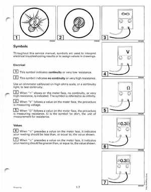 1998 Johnson Evinrude "EC" 25, 35 HP 3-Cylinder Outboards Service Manual, Page 13