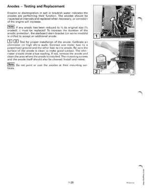 1998 Johnson Evinrude "EC" 25, 35 HP 3-Cylinder Outboards Service Manual, Page 34