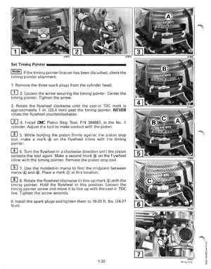 1998 Johnson Evinrude "EC" 25, 35 HP 3-Cylinder Outboards Service Manual, Page 38