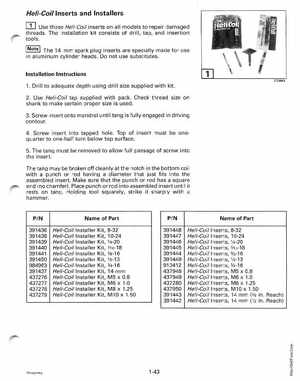 1998 Johnson Evinrude "EC" 25, 35 HP 3-Cylinder Outboards Service Manual, Page 49