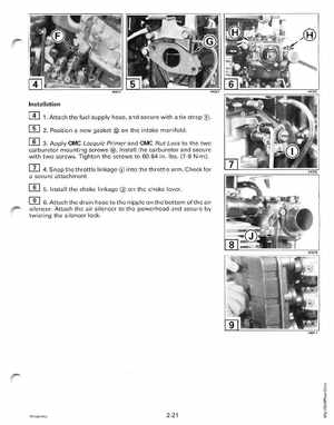1998 Johnson Evinrude "EC" 25, 35 HP 3-Cylinder Outboards Service Manual, Page 70