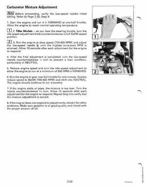 1998 Johnson Evinrude "EC" 25, 35 HP 3-Cylinder Outboards Service Manual, Page 71