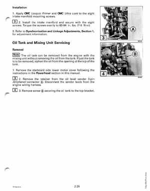 1998 Johnson Evinrude "EC" 25, 35 HP 3-Cylinder Outboards Service Manual, Page 74