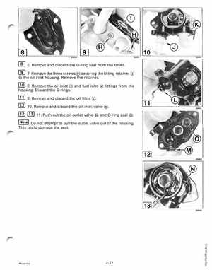 1998 Johnson Evinrude "EC" 25, 35 HP 3-Cylinder Outboards Service Manual, Page 76