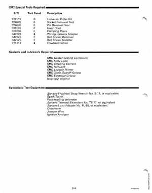 1998 Johnson Evinrude "EC" 25, 35 HP 3-Cylinder Outboards Service Manual, Page 91