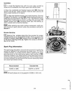 1998 Johnson Evinrude "EC" 25, 35 HP 3-Cylinder Outboards Service Manual, Page 95