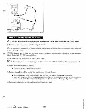 1998 Johnson Evinrude "EC" 25, 35 HP 3-Cylinder Outboards Service Manual, Page 116