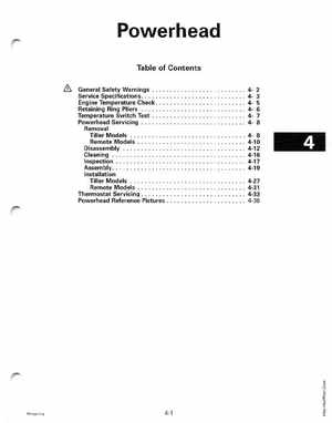 1998 Johnson Evinrude "EC" 25, 35 HP 3-Cylinder Outboards Service Manual, Page 118