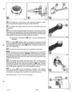 1998 Johnson Evinrude "EC" 25, 35 HP 3-Cylinder Outboards Service Manual, Page 138