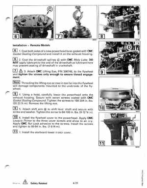 1998 Johnson Evinrude "EC" 25, 35 HP 3-Cylinder Outboards Service Manual, Page 148