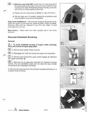 1998 Johnson Evinrude "EC" 25, 35 HP 3-Cylinder Outboards Service Manual, Page 202