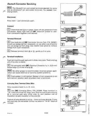 1998 Johnson Evinrude "EC" 25, 35 HP 3-Cylinder Outboards Service Manual, Page 246
