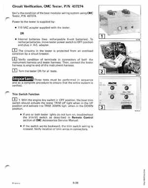 1998 Johnson Evinrude "EC" 25, 35 HP 3-Cylinder Outboards Service Manual, Page 250