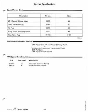 1998 Johnson Evinrude "EC" 25, 35 HP 3-Cylinder Outboards Service Manual, Page 256