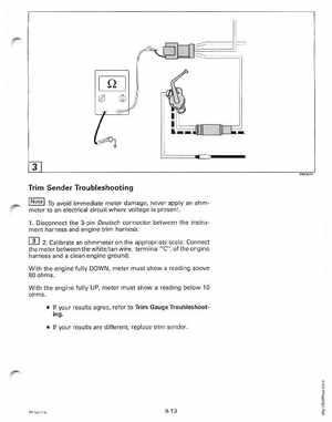 1998 Johnson Evinrude "EC" 25, 35 HP 3-Cylinder Outboards Service Manual, Page 266