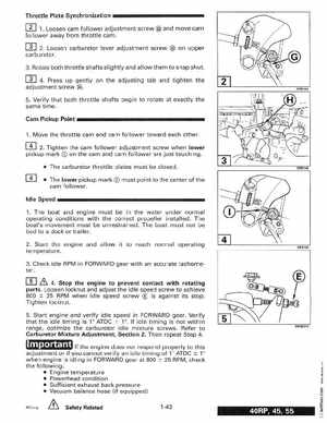 1998 Johnson Evinrude "EC" 40 thru 55 2-Cylinder Service Manual, P/N 520206, Page 49