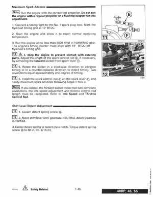 1998 Johnson Evinrude "EC" 40 thru 55 2-Cylinder Service Manual, P/N 520206, Page 51