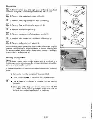 1998 Johnson Evinrude "EC" 40 thru 55 2-Cylinder Service Manual, P/N 520206, Page 92