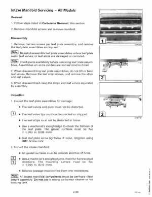 1998 Johnson Evinrude "EC" 40 thru 55 2-Cylinder Service Manual, P/N 520206, Page 98