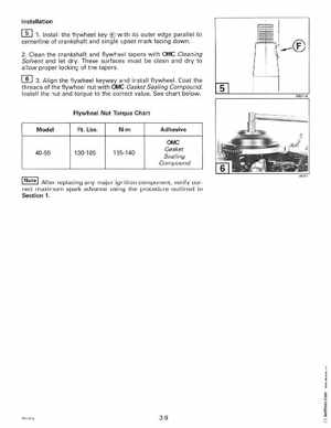 1998 Johnson Evinrude "EC" 40 thru 55 2-Cylinder Service Manual, P/N 520206, Page 109