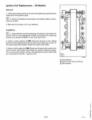 1998 Johnson Evinrude "EC" 40 thru 55 2-Cylinder Service Manual, P/N 520206, Page 122