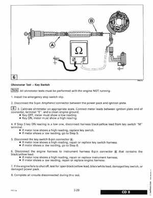 1998 Johnson Evinrude "EC" 40 thru 55 2-Cylinder Service Manual, P/N 520206, Page 129