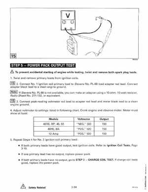 1998 Johnson Evinrude "EC" 40 thru 55 2-Cylinder Service Manual, P/N 520206, Page 134