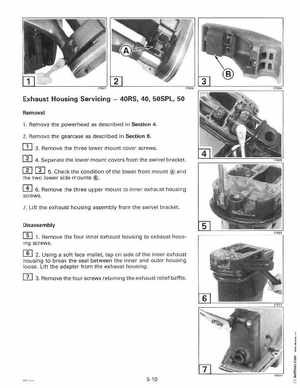 1998 Johnson Evinrude "EC" 40 thru 55 2-Cylinder Service Manual, P/N 520206, Page 182