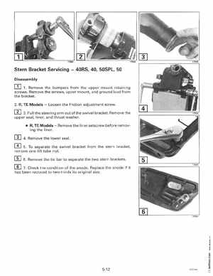 1998 Johnson Evinrude "EC" 40 thru 55 2-Cylinder Service Manual, P/N 520206, Page 184