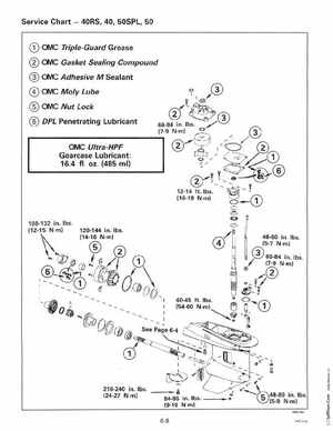 1998 Johnson Evinrude "EC" 40 thru 55 2-Cylinder Service Manual, P/N 520206, Page 205