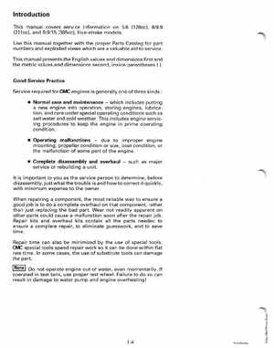 1998 Johnson Evinrude EC 5 thru 15 HP Four Stroke Service Manual, Page 10
