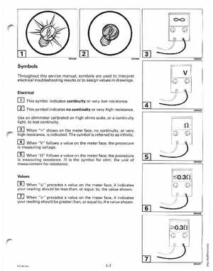 1998 Johnson Evinrude EC 5 thru 15 HP Four Stroke Service Manual, Page 13