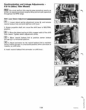 1998 Johnson Evinrude EC 5 thru 15 HP Four Stroke Service Manual, Page 44