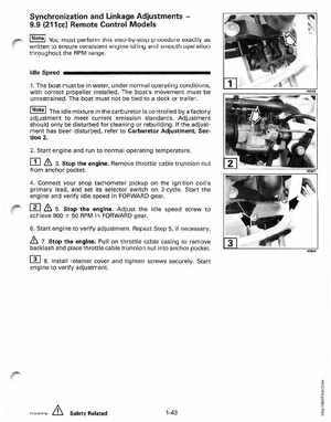 1998 Johnson Evinrude EC 5 thru 15 HP Four Stroke Service Manual, Page 49