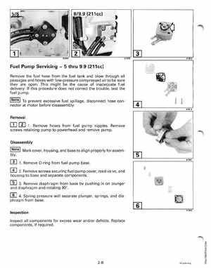 1998 Johnson Evinrude EC 5 thru 15 HP Four Stroke Service Manual, Page 66